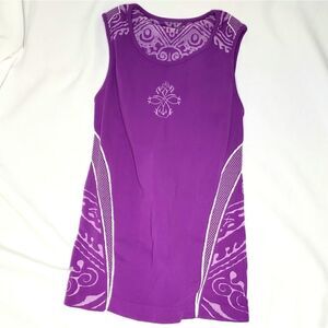 Athleta | Tribal Print Purple Tank